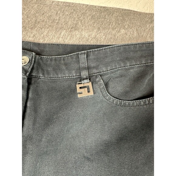 St. John Sport By Marie Gray Black Casual Straight Leg Pants Size 10 - Picture 4 of 10